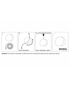 Абажур Nowodvorski 8423 Cameleon Wheel E27 Bl