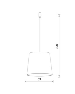 Підвісний світильник Nowodvorski 38437 Cone E27 1x60W IP20 Wh  опис