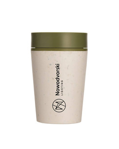 Чашка з перероблених кавових стаканчиків з логотипом Nowodvorski Lighting зелена ціна