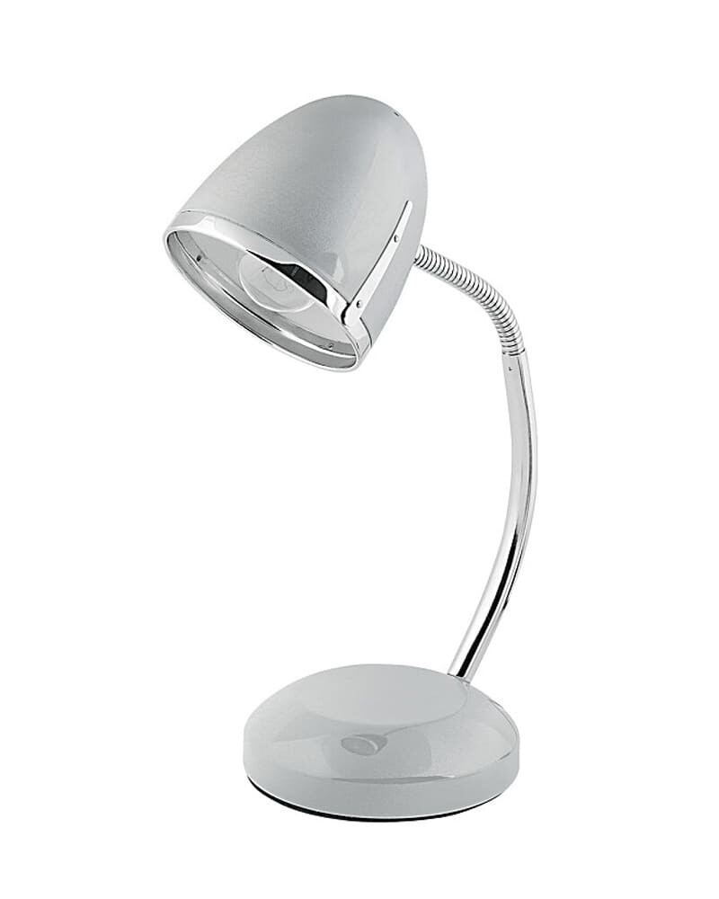 Настольная лампа Nowodvorski 5795 Pocatello E27 1x18W IP20 Silver