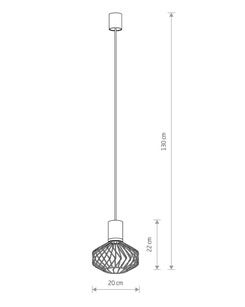 Подвесной светильник Nowodvorski 8862 Pico GU10 1x35W IP20 Bl