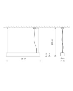 Подвесной светильник Nowodvorski 7547 Soft led T8LED 1x16W 3000K 2300Lm IP20 Wh