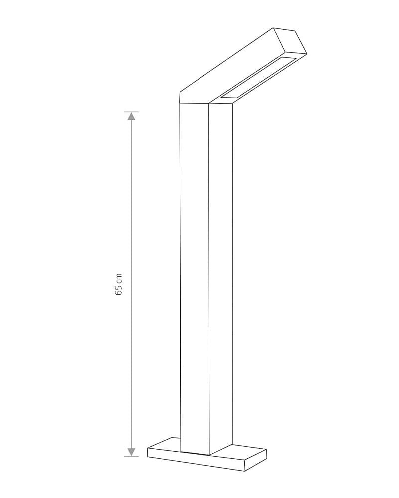 Светильник уличный Nowodvorski 4448 Lhotse LED 1x9W 3000K 169Lm IP54 Gr