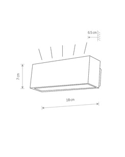 Светильник уличный Nowodvorski 9122 Unit LED 2x5W 3000K 727Lm IP54 Bl