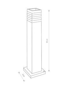 Светильник уличный Nowodvorski 9158 Oir E27 1x40W IP44 Bl