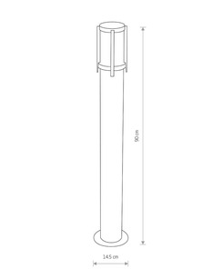 Светильник уличный Nowodvorski 3396 Sirocco E27 1x40W IP44 Gr