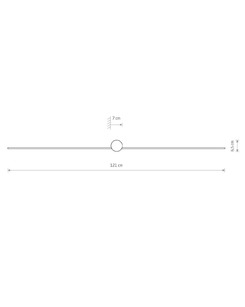 Светильник Nowodvorski 8130 Pin led LED 1x15W 4000K 700Lm IP44 Bl