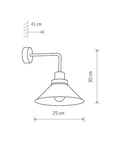 Бра Nowodvorski 9151 Craft E27 1x60W IP20 Bl