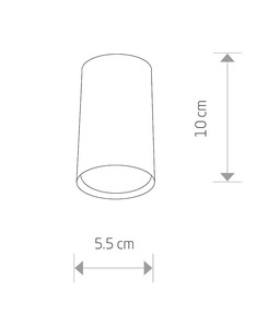Точечный светильник Nowodvorski 5255 Eye GU10 1x35W IP20 Wh