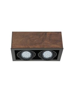 Точечный светильник Nowodvorski 7650 Box es111 GU10, ES111 2x15W IP20 Brown