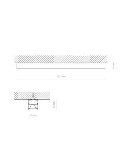 Лінійний світильник Nowodvorski 10208 Cl Office Pro LED 31W 3000K 3490Lm IP20 Bl