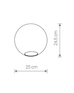 Плафон для світильника Nowodvorski 8528 Cameleon Sphere L E27/G9 Transparent