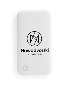 Power Bank 10000 mAh 2USB з логотипом Nowodvorski Lighting білий