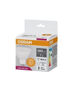 Лампа Osram 4058075689343 LED GU5.3 MR16 60 7W/830 4000K 560Lm 230V