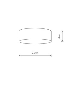 Стельовий світильник Nowodvorski 10411 Lid Round Led 1x15W 4000K 1300Lm IP20 Wh