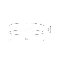 Стельовий світильник Nowodvorski 10413 Lid Round Led 1x35W 4000K 3300Lm IP20 Wh