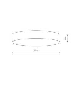 Стельовий світильник Nowodvorski 10418 Lid Round Led 1x50W 4000K 4500Lm IP20 Bl