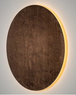 Светильник Nowodvorsk 11178 Ring Timber Led XXL 1x22W 3000K 400Lm IP20 Brown