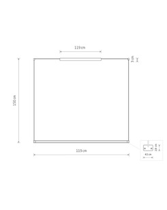 Подвесной светильник Nowodvorski 10690 CL H LED PRO LED 1x29W 3000K 3000Lm IP20 Bl