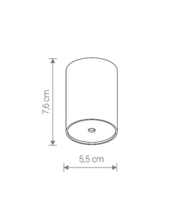 Потолочное основание для светильника Nowodvorski 10534 Cameleon Canopy E 10W IP20 Cooper