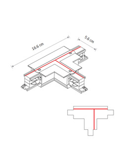 Соединитель Nowodvorski 8247 Ctls Recessed Power T Connector Left 1 T-l1 IP20 Wh