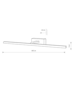 Светильни Nowodvorski 310284 Van Gogh L LED 1x18W 3000K 650Lm IP20 Bl