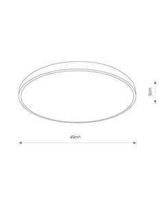 Світильник Nowodvorski 10973 Agnes Round LED Pro 1x32W 3000K 2100Lm IP44 Bk