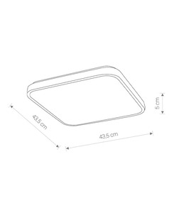 Світильник Nowodvorski 10986 Agnes Round LED Pro 1x32W 4000K 2300Lm IP44 Bk