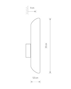 Бра Nowodvorski 37994 Eye wall GU10 2x10W IP20 Bl