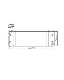 Блок питания Nowodvorski 11287 DC Power Supply 48v 200w IP20 Wh