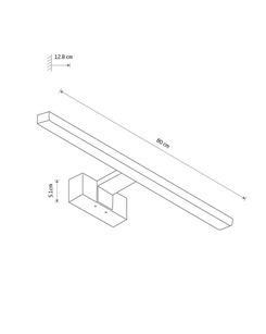 Светильник Nowodvorski 310674 Cezanne LED 1x15W 3000K 1100Lm IP44 Wh