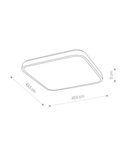 Светильник для ванной Nowodvorski 10992 Agnes LED 1x32W 4000K 2500Lm IP44 Wh