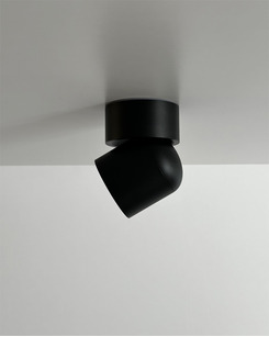 Світильник поворотний точковий, бра Nowodvorski 11346 Oscar GU10 1x15W IP54 Чорний
