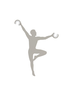 Декоративна ручка для регулювання кабелю Nowodvorski 11796 Acrobat світло-сіра