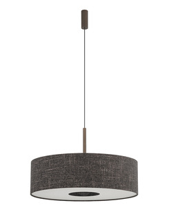 Підвісний світильник, люстра Nowodvorski 11660 Amarela L E27 1x25W IP20 графітовий