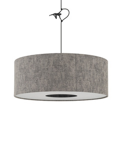 Підвісний світильник, люстра Nowodvorski 11674 Lago M E27 1x25W IP20 сірий
