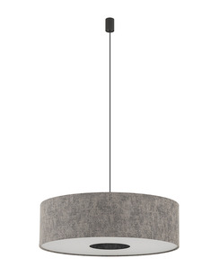 Підвісний світильник, люстра Nowodvorski 11675 Lago L E27 1x25W IP20 сірий