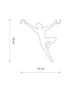 Декоративна ручка для регулювання кабелю Nowodvorski 11795 Acrobat темно-сіра