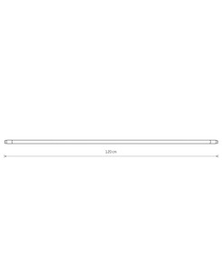 Светодиодная лампочка Nowodvorski 37502 Tube T8 1x22W 3000K 3200Lm Transparent