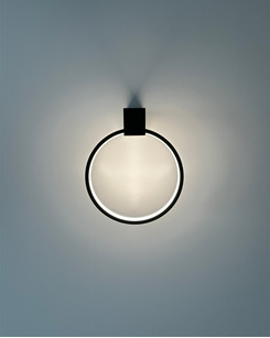 Бра, настінний світильник Nowodvorski 10808 Circolo LED XS 1x9W 3000K 190Lm IP20 Bl