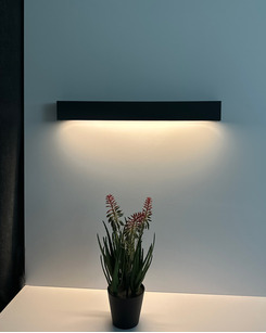 Бра, настінний світильник Nowodvorski 7562 Straight wall led T8LED 1x11W 3000K 2300Lm IP20 Gr