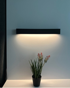 Бра, настенный светильник Nowodvorski 7596 Straight wall led T8LED 1x11W 3000K 1700Lm IP20 Bl