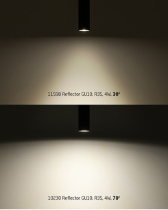 Світлодіодна лампочка Nowodvorski 11598 Reflector LED R35 GU10 1x4W 3000K 470Lm IP20 біла